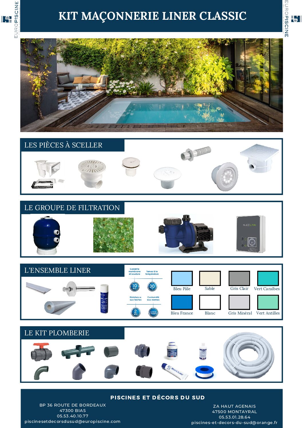 Kit Maçonnerie Liner Classic