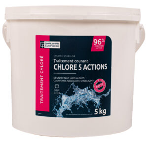 Chlore 5 actions